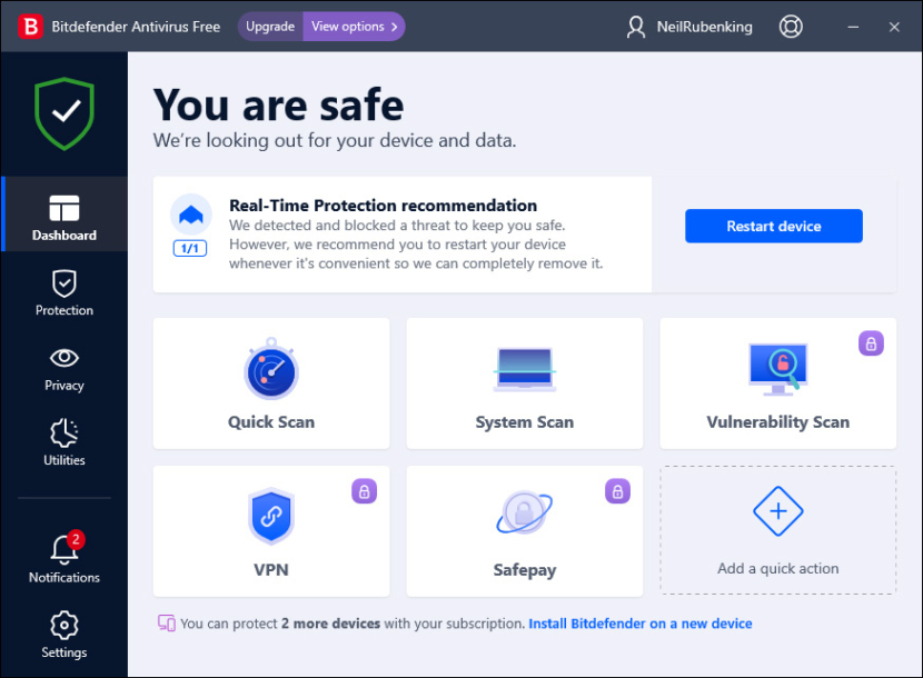 Bitdefender Antivirus Free Edition