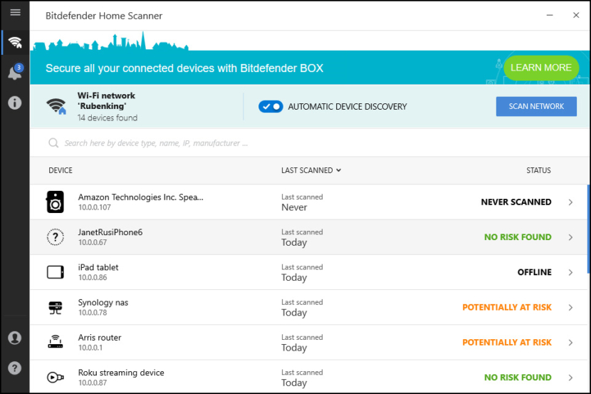 Bitdefender Home Scanner