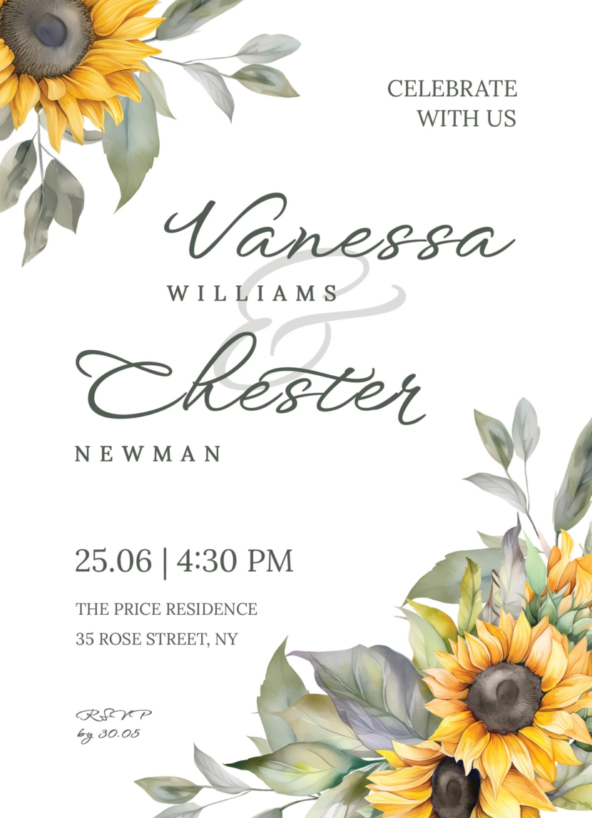 Download Editable Wedding Invitation Card For Free