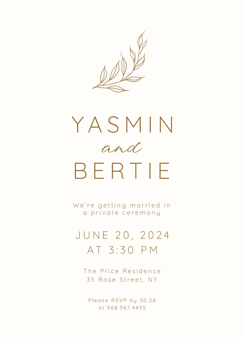 Download Editable Wedding Invitation Card For Free