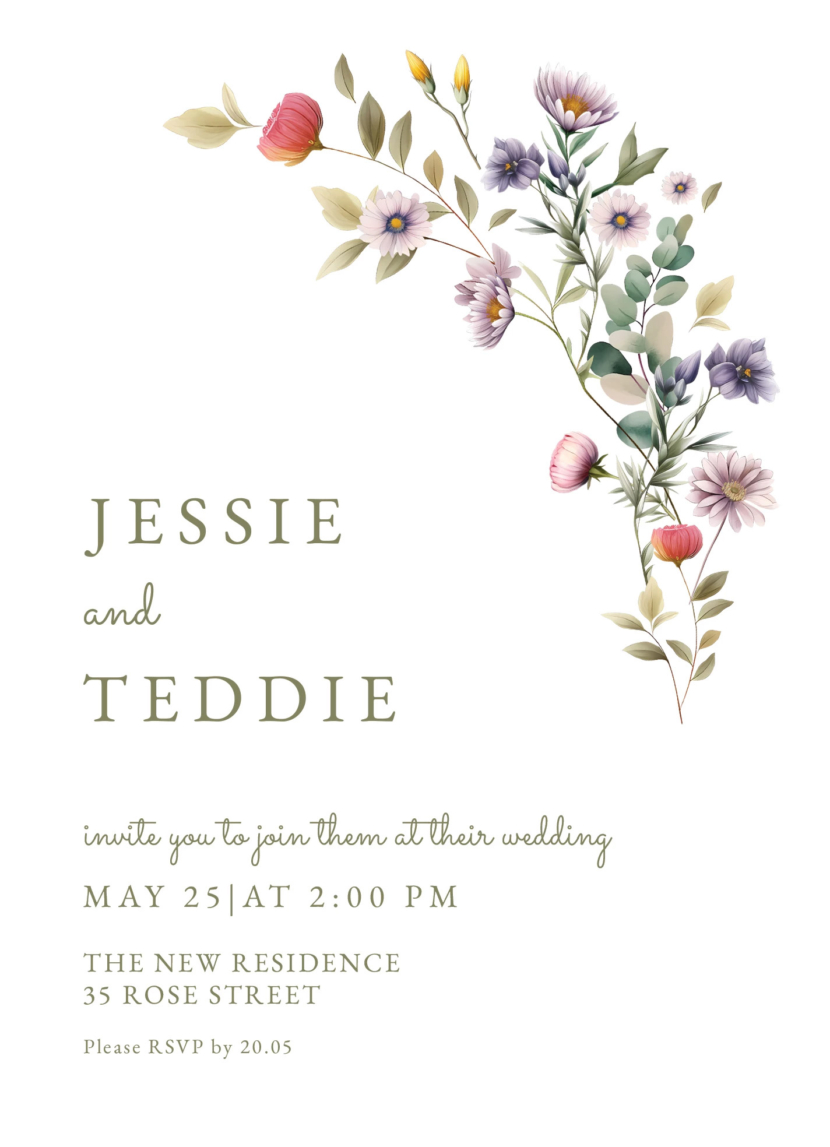 Download Editable Wedding Invitation Card For Free
