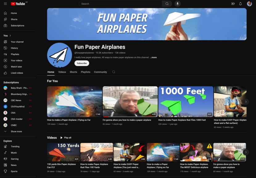 Fun Paper Airplanes