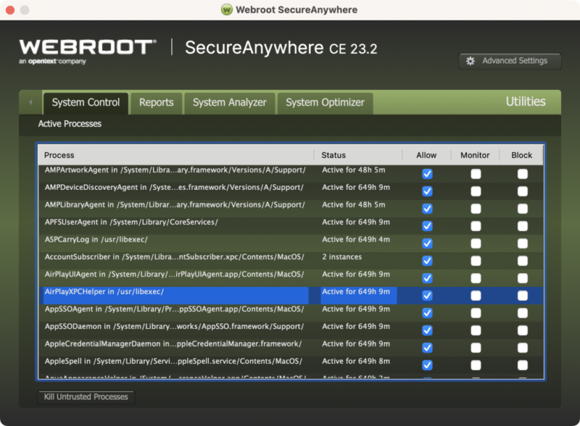 Webroot SecureAnywhere Antivirus