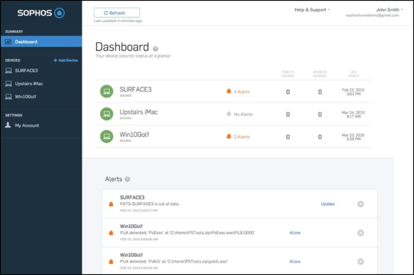 Sophos Home macOS