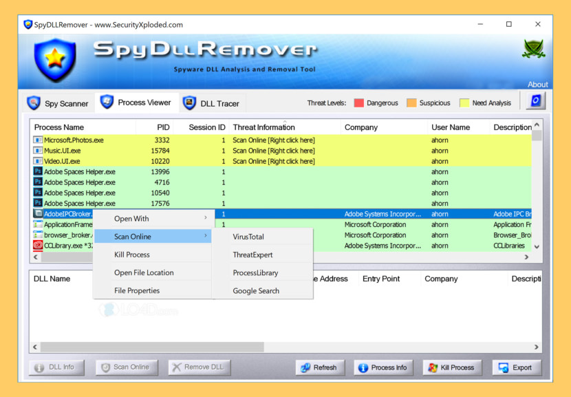 Spy DLL Remover